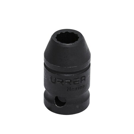 Urrea 1/2" drive, 12-point short impact socket 9/16" 7418